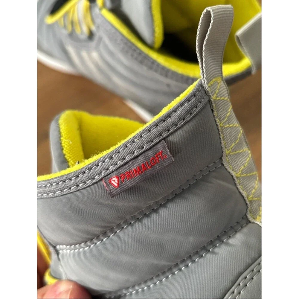 adidas Superstar 360 Grey Yellow High Top Boots Shoes Sneakers in Kids Size 13